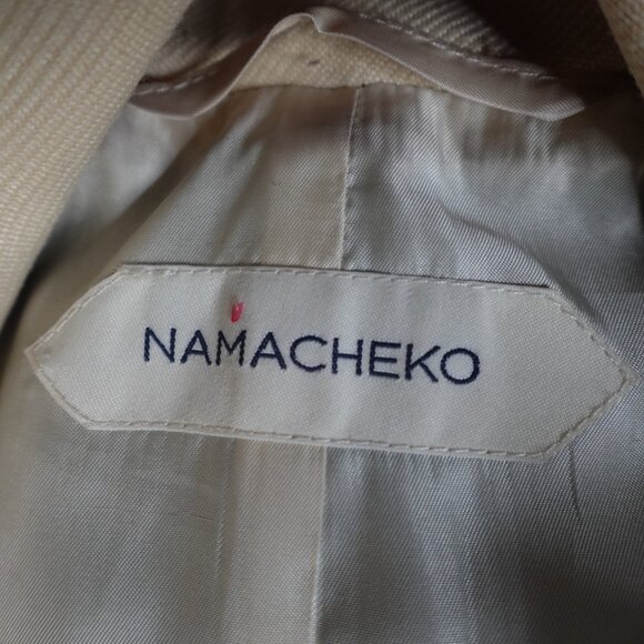 Namacheko Mens Jacket Medium Brown Caban Coat - Picture 3 of 14